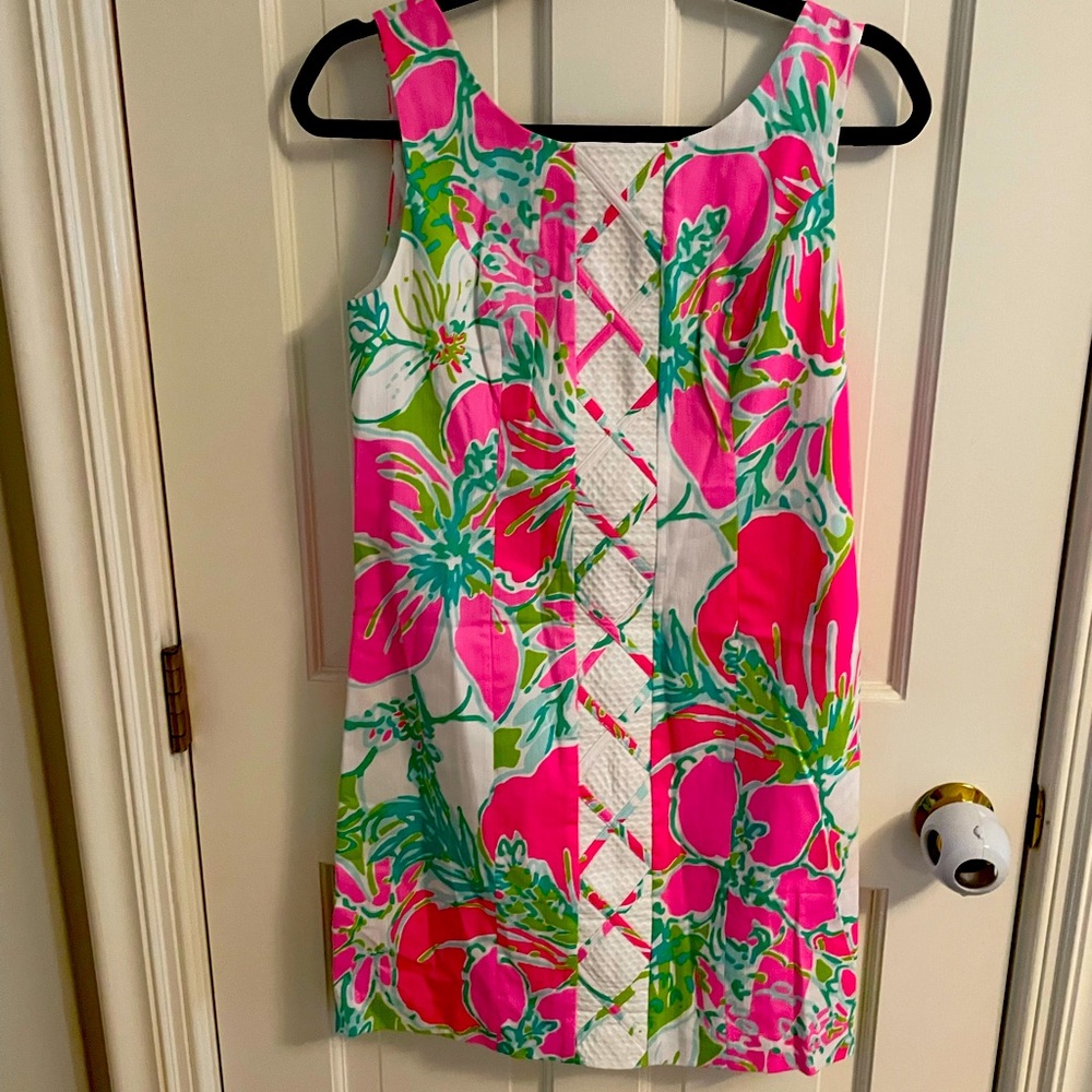 NWOT Lilly Pulitzer shift dress size 0 pink